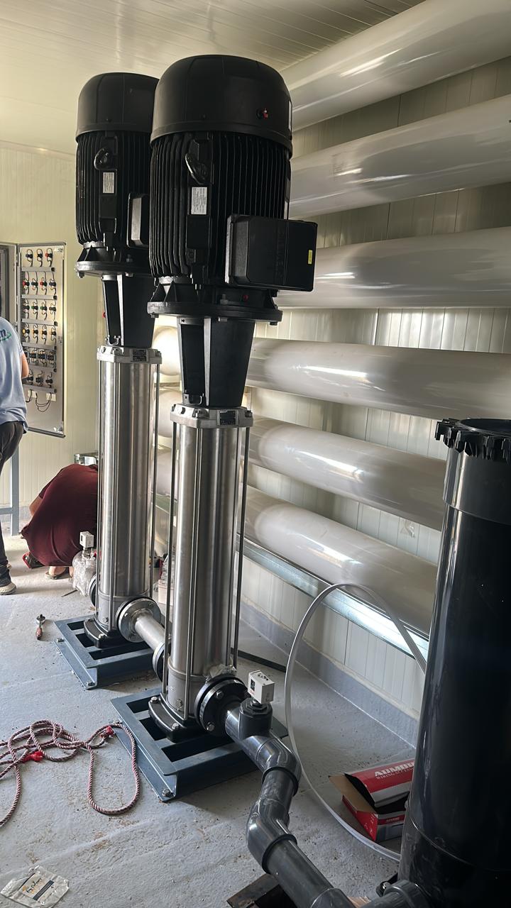 Commercial multistage pump repair